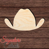 Cowboy Hat 001 Shape Cutout in Wood, Acrylic or Acrylic Mirror - Signature Cutouts