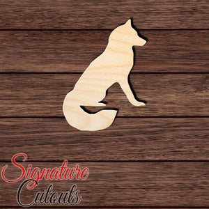 Coyote 004 Shape Cutout in Wood, Acrylic or Acrylic Mirror - Signature Cutouts