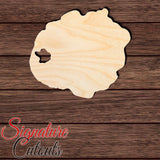 Crater Lake Shape Cutout in Wood