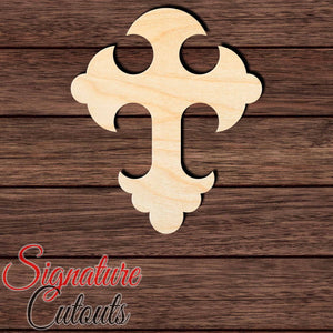 Cross 001 Shape Cutout in Wood, Acrylic or Acrylic Mirror - Signature Cutouts