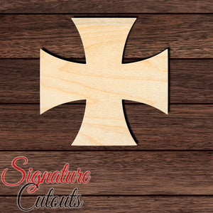 Cross 002 Shape Cutout in Wood, Acrylic or Acrylic Mirror - Signature Cutouts
