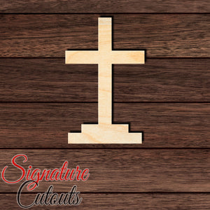 Cross 006 Shape Cutout in Wood, Acrylic or Acrylic Mirror - Signature Cutouts