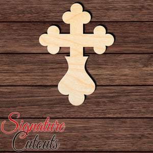 Cross 011 Shape Cutout in Wood, Acrylic or Acrylic Mirror - Signature Cutouts