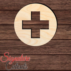 Cross 015 Shape Cutout in Wood, Acrylic or Acrylic Mirror - Signature Cutouts