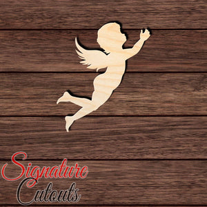 Cupid 003 Shape Cutout in Wood, Acrylic or Acrylic Mirror - Signature Cutouts