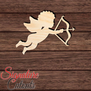 Cupid 004 Shape Cutout in Wood, Acrylic or Acrylic Mirror - Signature Cutouts