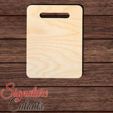 Cutting Board 003 Shape Cutout in Wood, Acrylic or Acrylic Mirror - Signature Cutouts