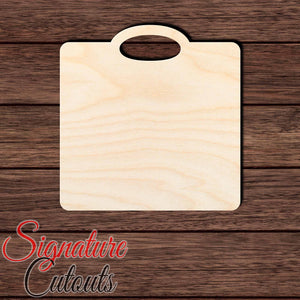Cutting Board 057 Shape Cutout in Wood, Acrylic or Acrylic Mirror - Signature Cutouts