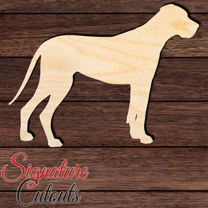 Daniff Shape Cutout in Wood, Acrylic or Acrylic Mirror - Signature Cutouts