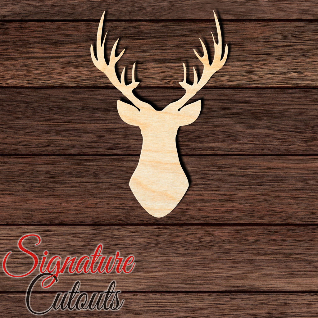 Deer 003 Shape Cutout in Wood, Acrylic or Acrylic Mirror - Signature Cutouts
