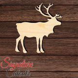 Deer 005 Shape Cutout in Wood, Acrylic or Acrylic Mirror - Signature Cutouts