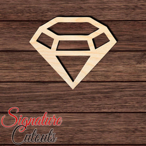 Diamond 005 Shape Cutout in Wood, Acrylic or Acrylic Mirror - Signature Cutouts
