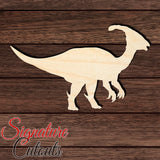 Dinosaur 003 Shape Cutout in Wood, Acrylic or Acrylic Mirror - Signature Cutouts
