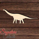 Dinosaur 004 Shape Cutout in Wood, Acrylic or Acrylic Mirror - Signature Cutouts