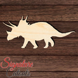 Dinosaur 006 Shape Cutout in Wood, Acrylic or Acrylic Mirror - Signature Cutouts