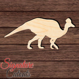 Dinosaur 025 - Corythosaurus Shape Cutout in Wood