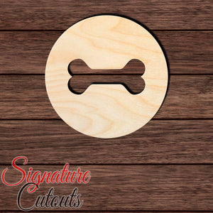 Dog Bone 001 Shape Cutout in Wood, Acrylic or Acrylic Mirror - Signature Cutouts