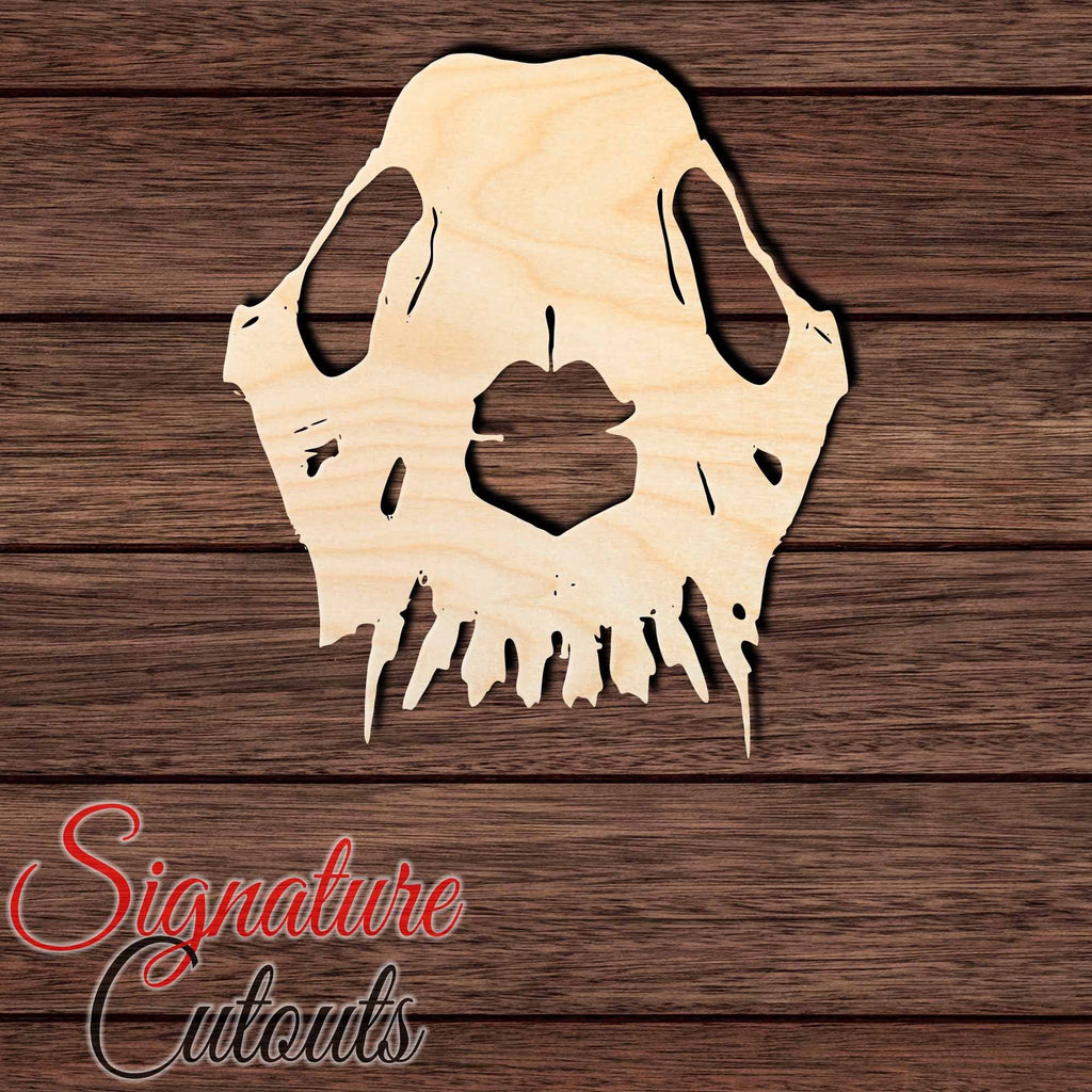 Dog Skull Shape Cutout - Signature Cutouts