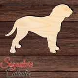 Dogue De Bordeaux Shape Cutout in Wood, Acrylic or Acrylic Mirror - Signature Cutouts
