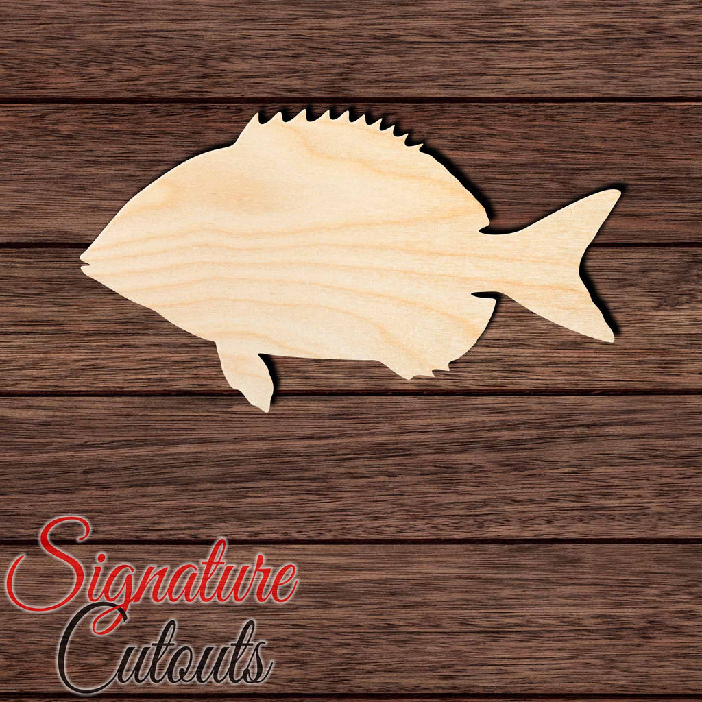 Dorado Fish Shape Cutout in Wood, Acrylic or Acrylic Mirror - Signature Cutouts