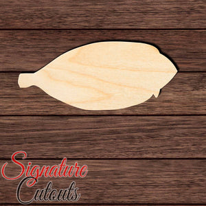 Dover Sole Fish Shape Cutout in Wood, Acrylic or Acrylic Mirror - Signature Cutouts