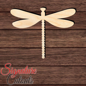 Dragonfly 001 Shape Cutout in Wood, Acrylic or Acrylic Mirror - Signature Cutouts