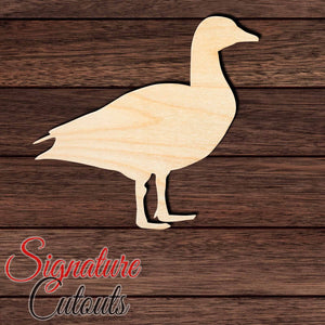 Duck 001 Shape Cutout in Wood, Acrylic or Acrylic Mirror - Signature Cutouts
