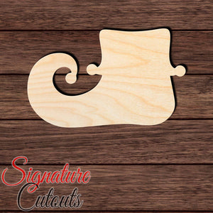 Elf Shoe 001 Shape Cutout in Wood, Acrylic or Acrylic Mirror - Signature Cutouts