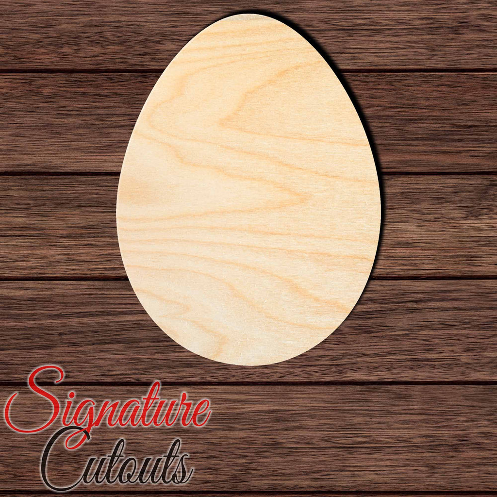 Ellipse / Egg 002 Shape Cutout in Wood, Acrylic or Acrylic Mirror - Signature Cutouts