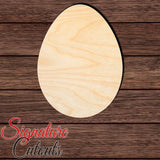 Ellipse / Egg 002 Shape Cutout in Wood