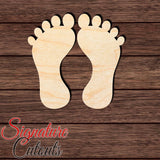 Feet Foot 001 Pair Shape Cutout - Signature Cutouts