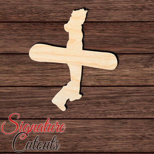 Female Snowboarder 004 Shape Cutout in Wood, Acrylic or Acrylic Mirror - Signature Cutouts