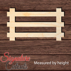 Fence 001 Shape Cutout - Measured by Height / per piece - Signature Cutouts