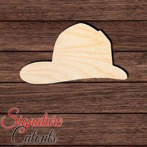 Fireman Hat 001 Shape Cutout in Wood, Acrylic or Acrylic Mirror - Signature Cutouts