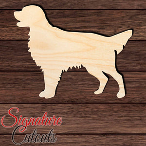 Flat Coated Retriever Shape Cutout in Wood, Acrylic or Acrylic Mirror - Signature Cutouts