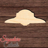 Flying Saucer 001 Shape Cutout in Wood