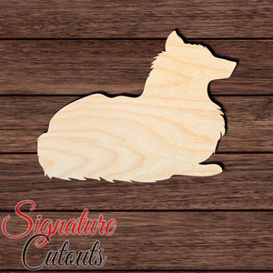 Fox 007 en Shape Cutout in Wood, Acrylic or Acrylic Mirror - Signature Cutouts