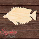 Foxface Fish Shape Cutout in Wood, Acrylic or Acrylic Mirror - Signature Cutouts