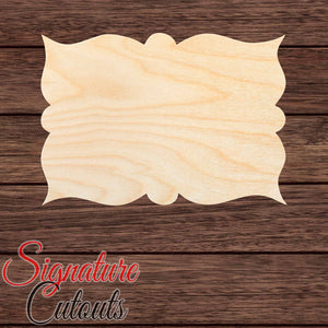 Frame 001 Shape Cutout in Wood, Acrylic or Acrylic Mirror - Signature Cutouts