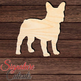 French Bulldog Shape Cutout in Wood, Acrylic or Acrylic Mirror - Signature Cutouts