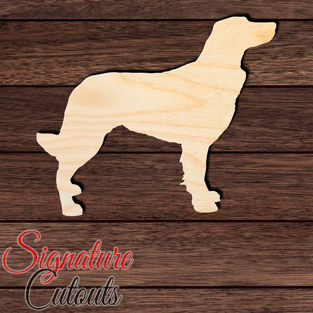 French Spaniel Shape Cutout in Wood, Acrylic or Acrylic Mirror - Signature Cutouts