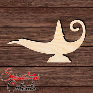 Genie Lamp 002 Shape Cutout - Signature Cutouts