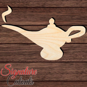 Genie Lamp 006 Shape Cutout - Signature Cutouts
