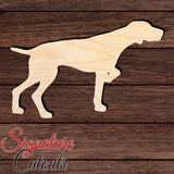 German Shorthaired Pointer Shape Cutout in Wood, Acrylic or Acrylic Mirror - Signature Cutouts