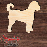 German Wirehaired Pointer Shape Cutout in Wood, Acrylic or Acrylic Mirror - Signature Cutouts