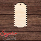 Gift Tag 002 Shape Cutout in Wood