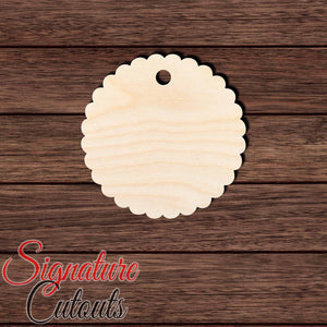 Gift Tag 010 Shape Cutout in Wood, Acrylic or Acrylic Mirror - Signature Cutouts