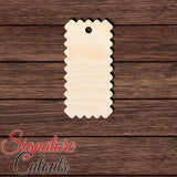 Gift Tag 013 Shape Cutout in Wood