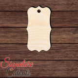 Gift Tag 014 Shape Cutout in Wood