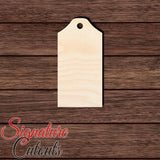 Gift Tag 016 Shape Cutout in Wood